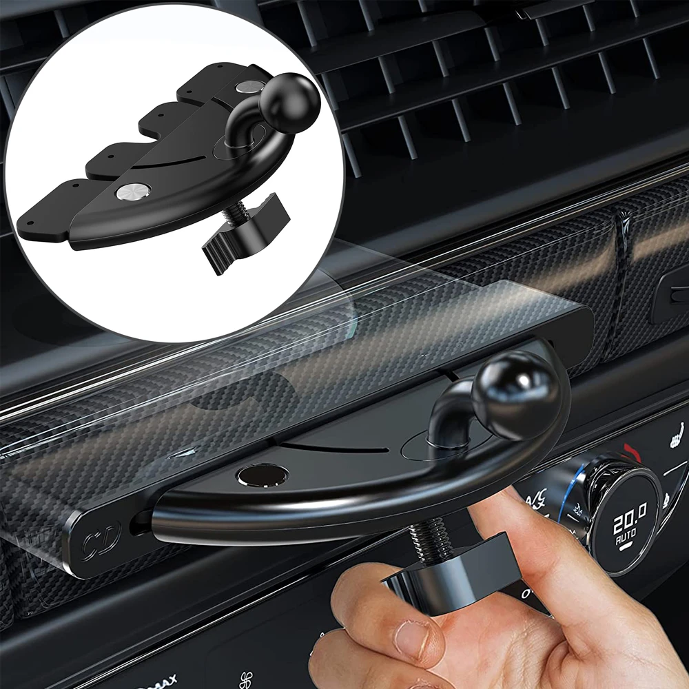 Car CD Slot Mobile Phone Holder Accessories 17mm Ball Head Base for Car