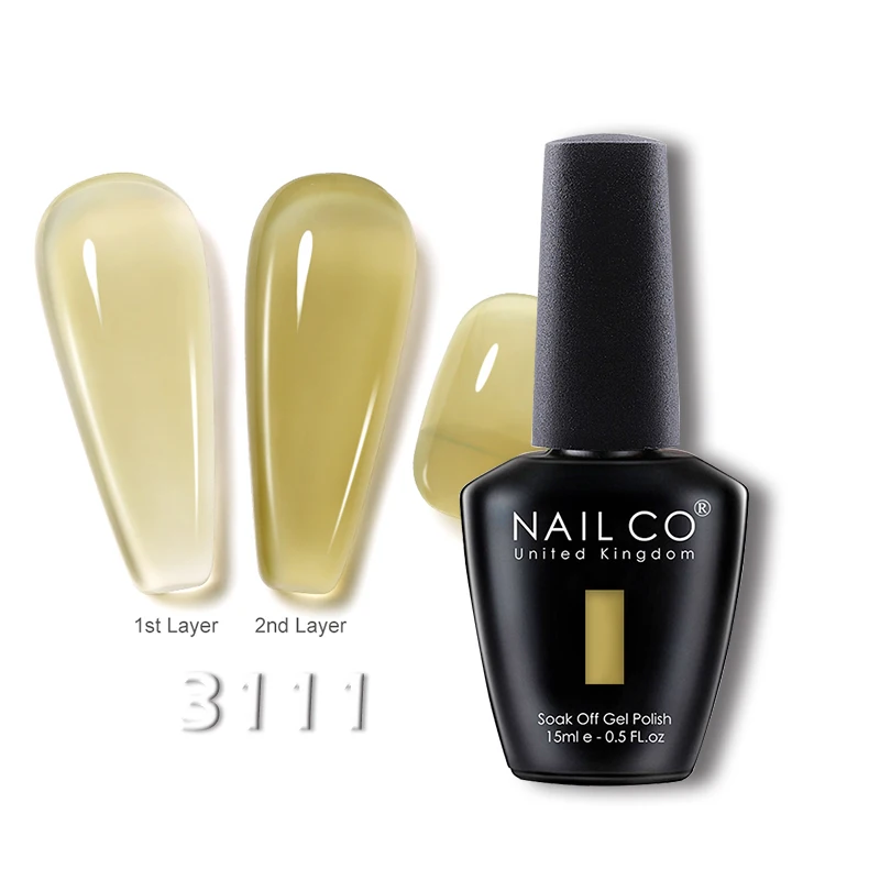 Jelly Gel Nail Polish 15ml - Translucent Hybrid Gel Enamel for Long-lasting Manicure