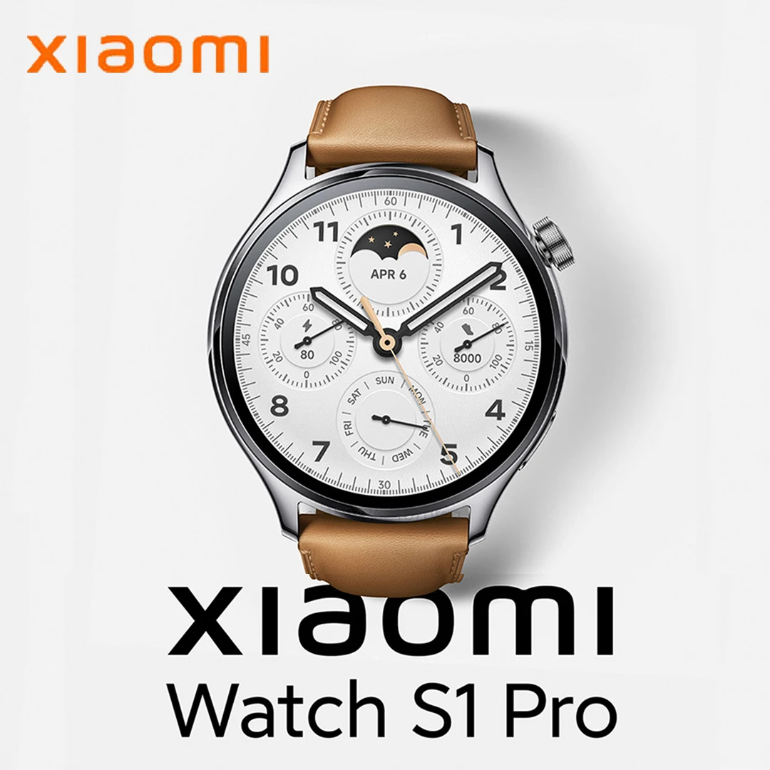 

Xiaomi Watch S1 Pro Sports Smart Watch 1.47" AMOLED Display 5ATM Water Proof Fast Charge 100+ Sport Mode Blood Oxygen Monitoring
