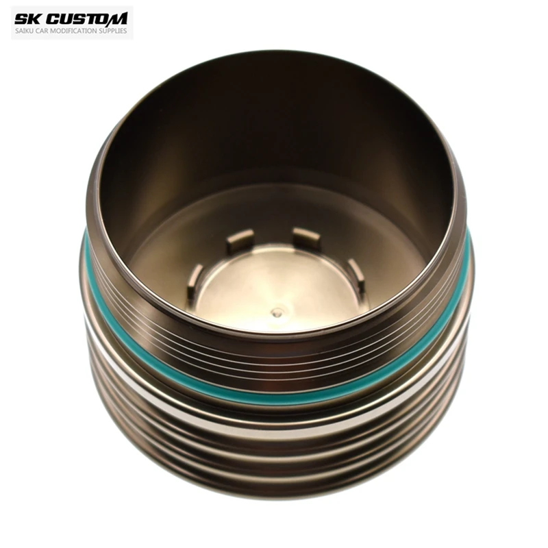 SKCUSTOM For BMW N20 N51 N52 N53 N54 N55 Z4 M3 M4 S55 Engine Oil Filter Housing AluminumAlloy Filter Cover Car Modification Part