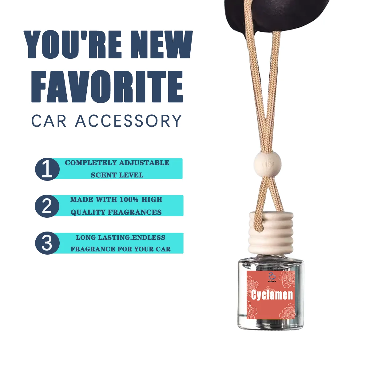 Mahogany Teakwood Car Air Freshener 5