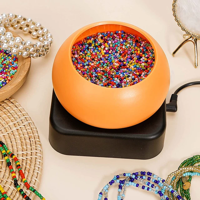 1 Set Electric Bead Spinner Clay Bead Spinner Automatic Seed Bead Spinner  Adjustable Speed Beading Bowl Spinner - AliExpress