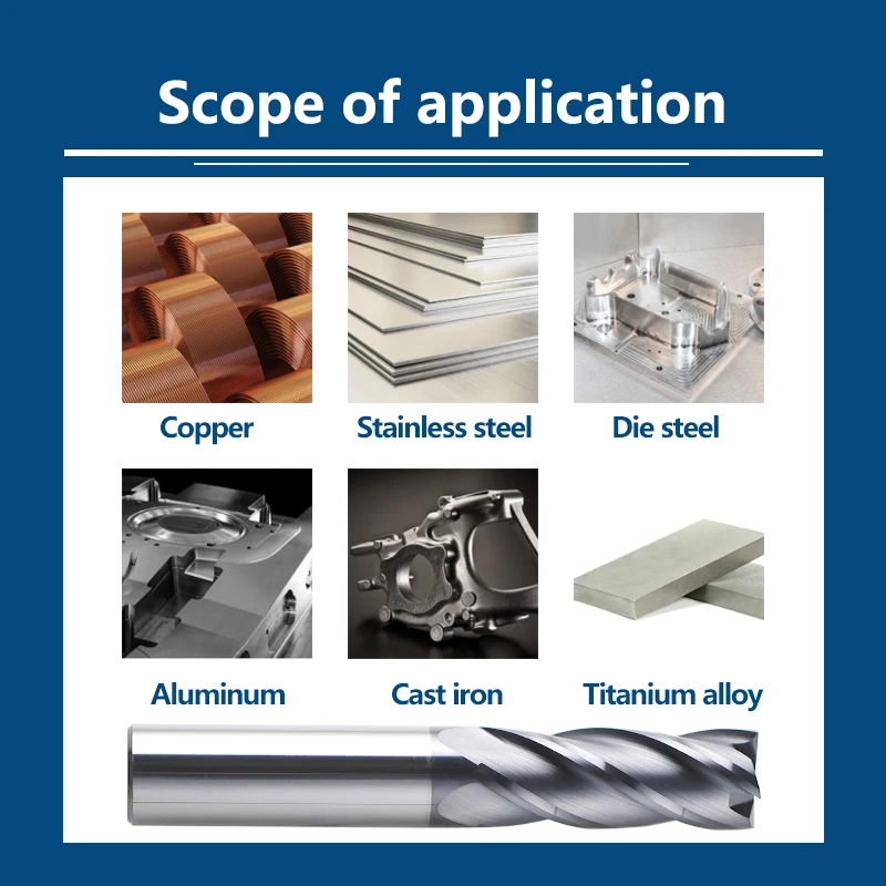 Рисунок 4 - XCAN Фреза концевая четырехзаходная Вольфрамовая