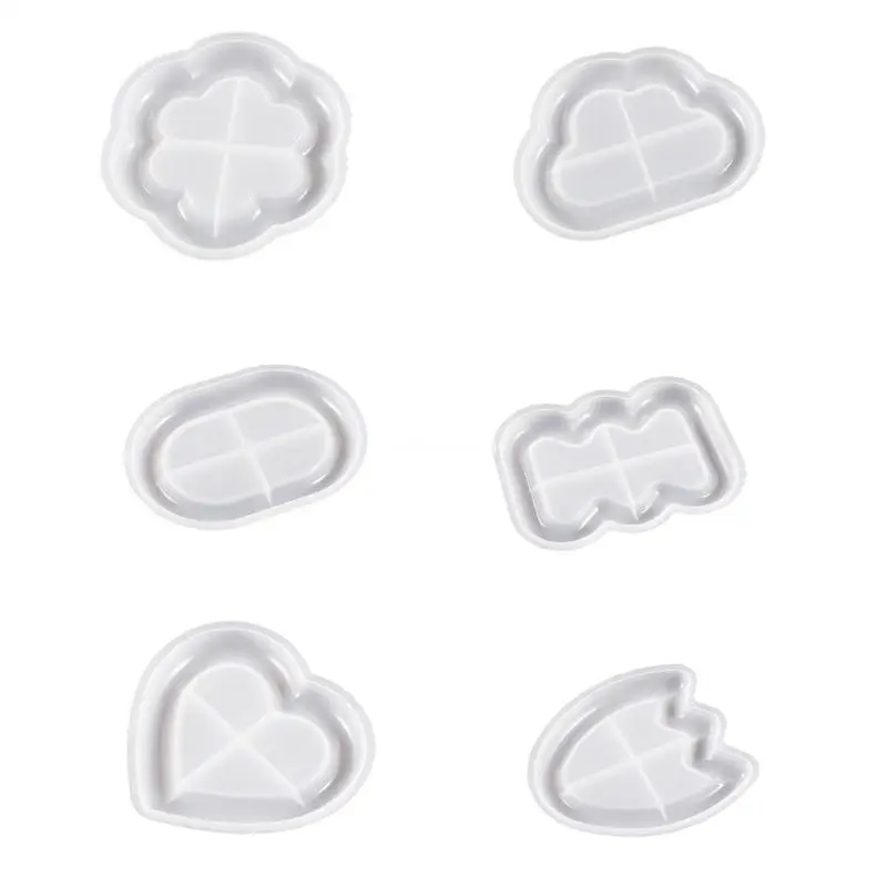 

Multifunctional Silicone Tray Mold Flower Cloud Shape Dish Mold Home Storage Dropship