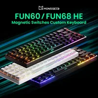 Akko MonsGeek FUN68 FUN60 PRO&MAX  HE Magnetic Keyboard 60% 65% Gaming Keyboards Rapid Trigger 8K Custom Keyboard Gamer Esports