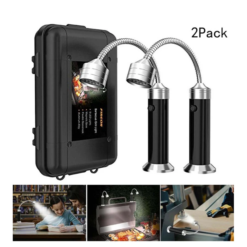 Luce Magnetica Per Barbecue Barbecue Accessori Per Grigliate A Carbone Resistente Al Calore Weber Grill Barbeque Lampada Per Illuminazione A Led Strum