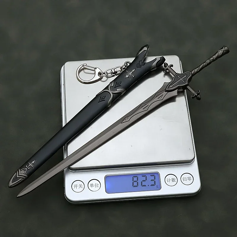 Fate/stay Night Anime Peripheral Weapon Siegfried Balmunk Dargon Altria Pendragon 22cm Uncut Metal Weapon Model Ornament Boy Toy cosplay sword cosplay prop cosplay toy