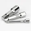 1pcs 1/4" 3/8" 1/2" Socket Ratchet Wrench Extension Bar 360 Degree Extension Bar Set Auto Repair Socket Extender Quick Release 2