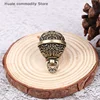 1Pc Retro Brass Drop Bell Chinese Good Luck Tinkle Bell Charm For Bracelet and Anklet Jewelry Accessory Pendant For Pet 5