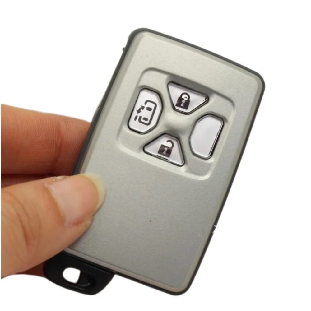 keychannel 1PCS 3 Button Smart Key Shell Car Remote Case Keylessgo Fob Shell for Toyota Replacement Car Key Shell