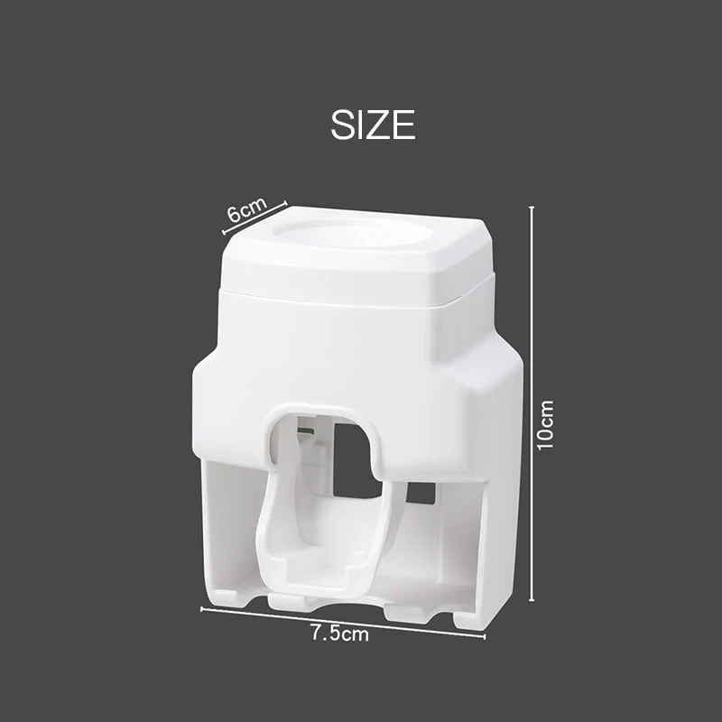 WIKHOSTAR Wall Mount Automatic Toothpaste Dispenser Toothpaste Squeezer Bathroom Accessories Creative Lazy Dispenser toothpaste squeezer toothpaste dispenser