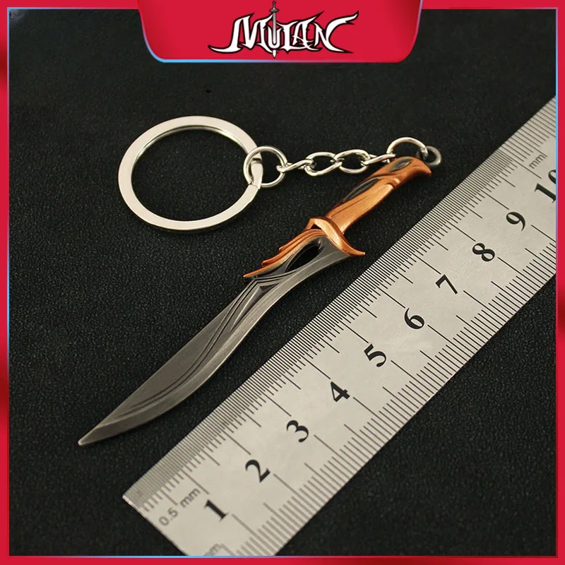 Valorant Weapon 9CM Marshal Sovereign Military Tactical Pocket Knives Alloy Model Game Samurai Peripherals Uncut Swords Kid Toys