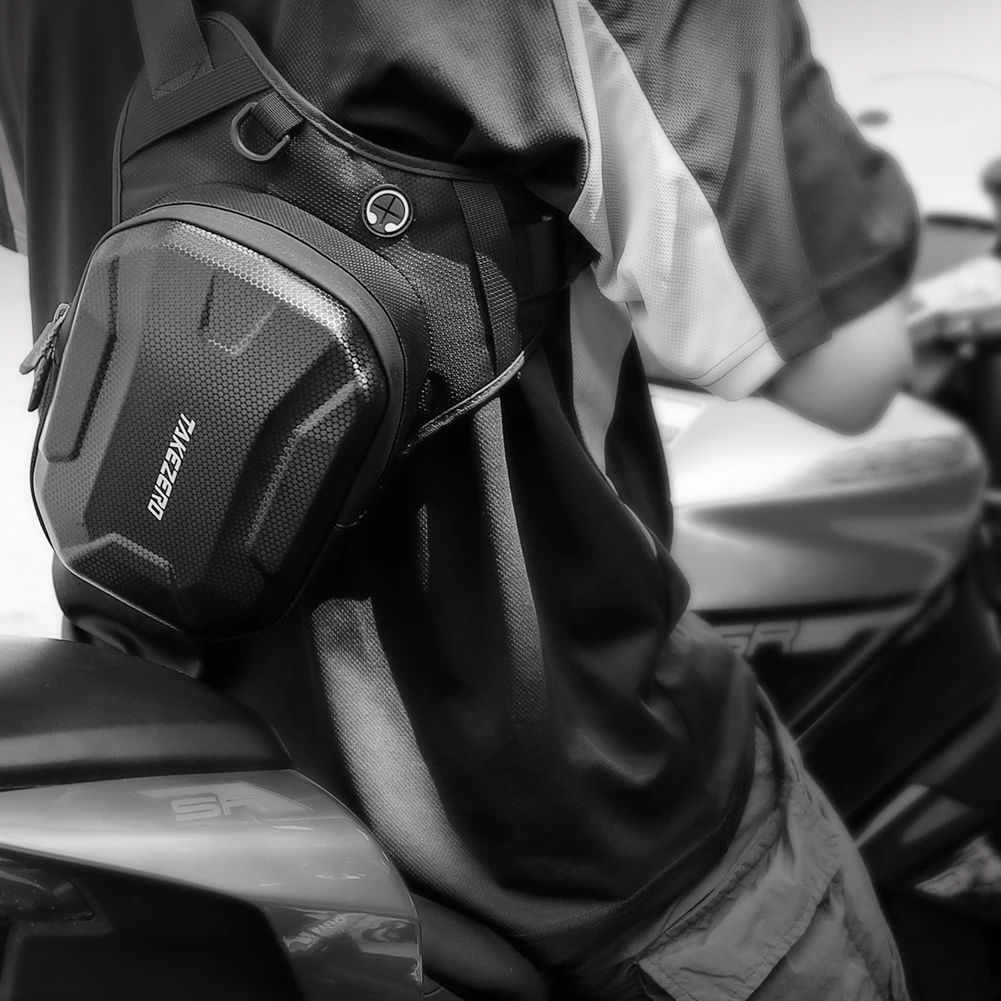 Motorcycle Drop Leg Bag Waterproof Motorcycle Leg Side Bag Adjustable Bicycle Thigh Belt Bag for Outdoor Sports Ride