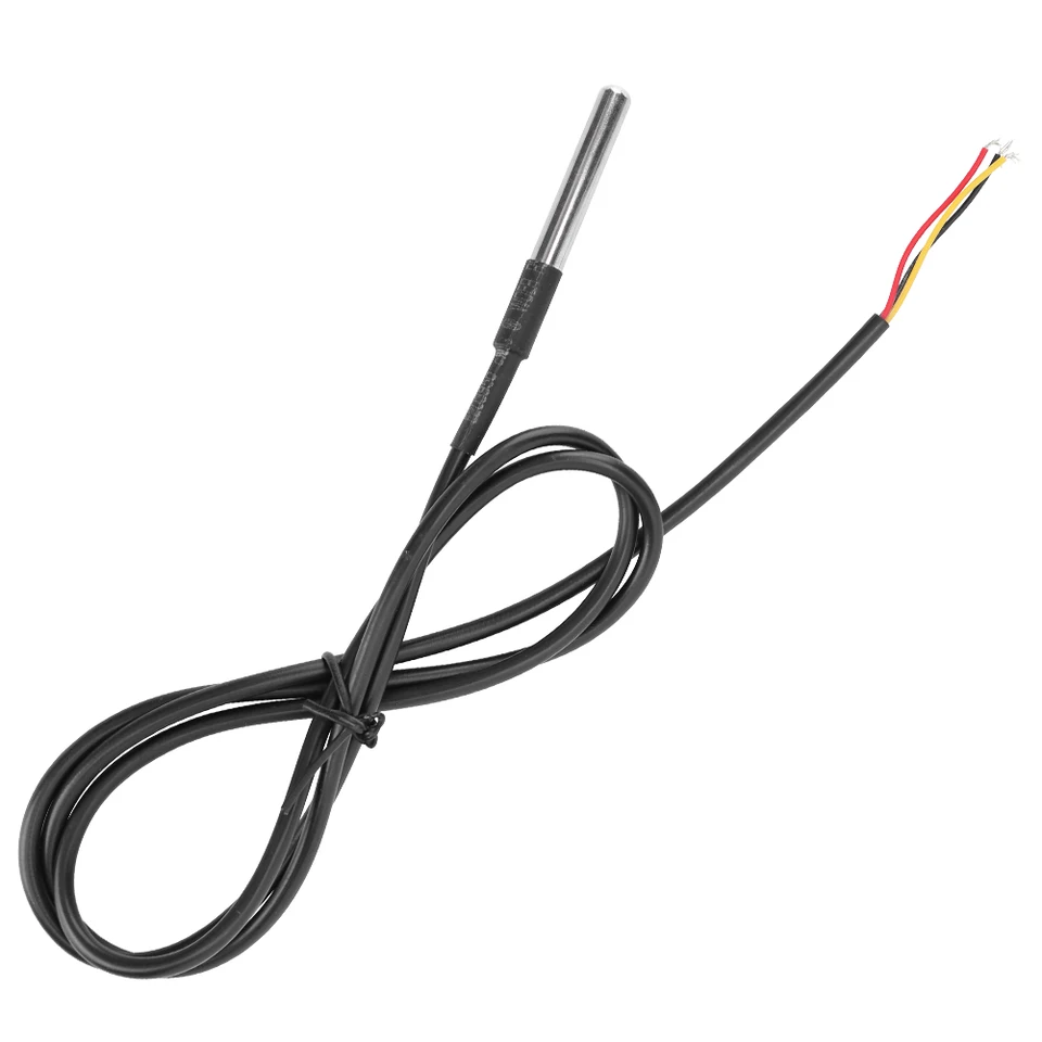 Stainless Steel DS18B20 Waterproof Temperature Sensor Probe