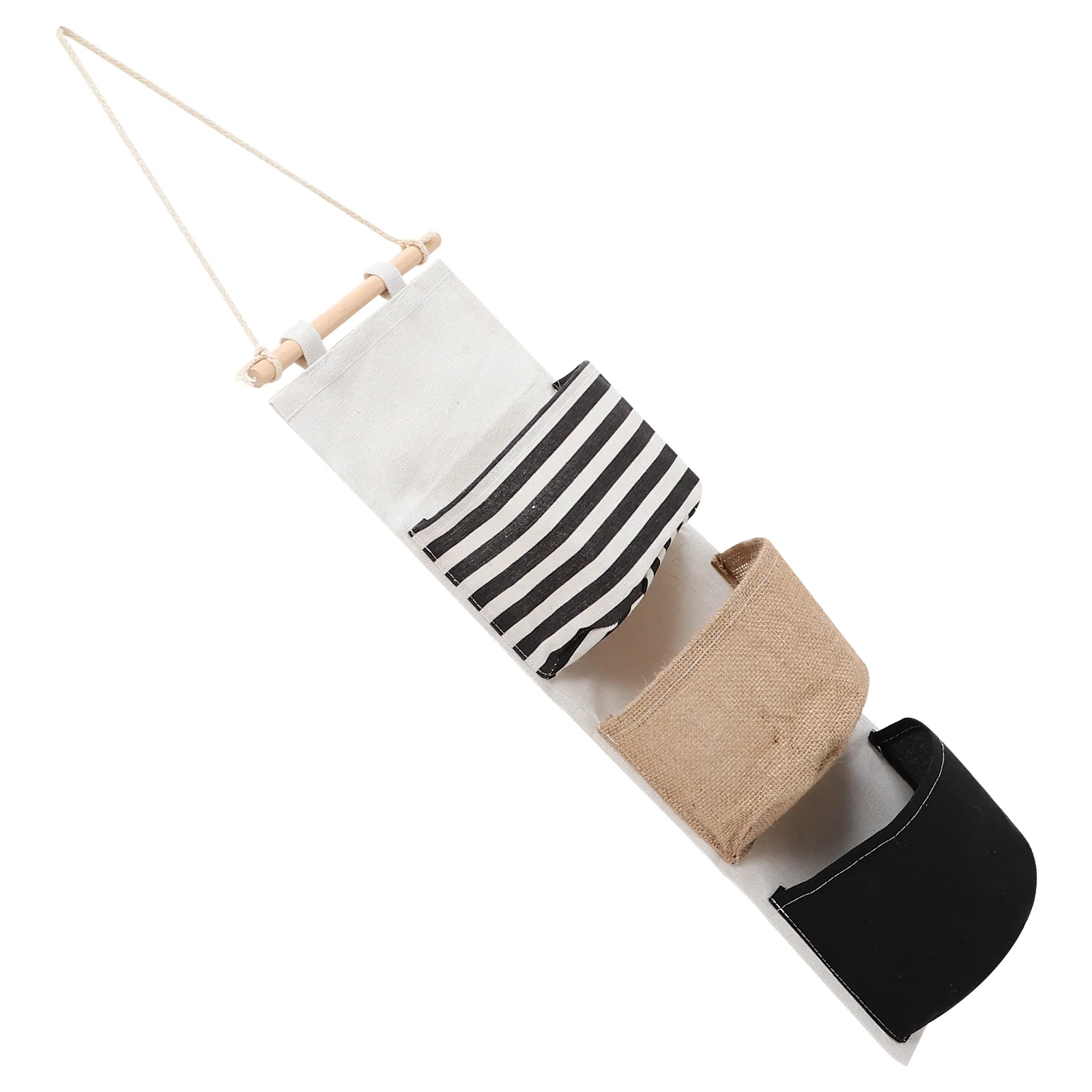 

Wall Mounted Storage Bag Hanging Wardrobe Phone Pouch Bags Closet Organizer Double Sided