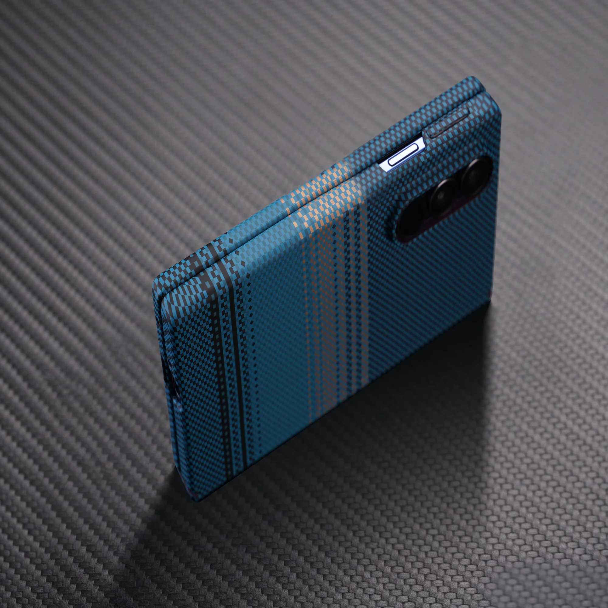 Premium Carbon Fiber MagSafe Protective Case with Hard PC and Hinge Film