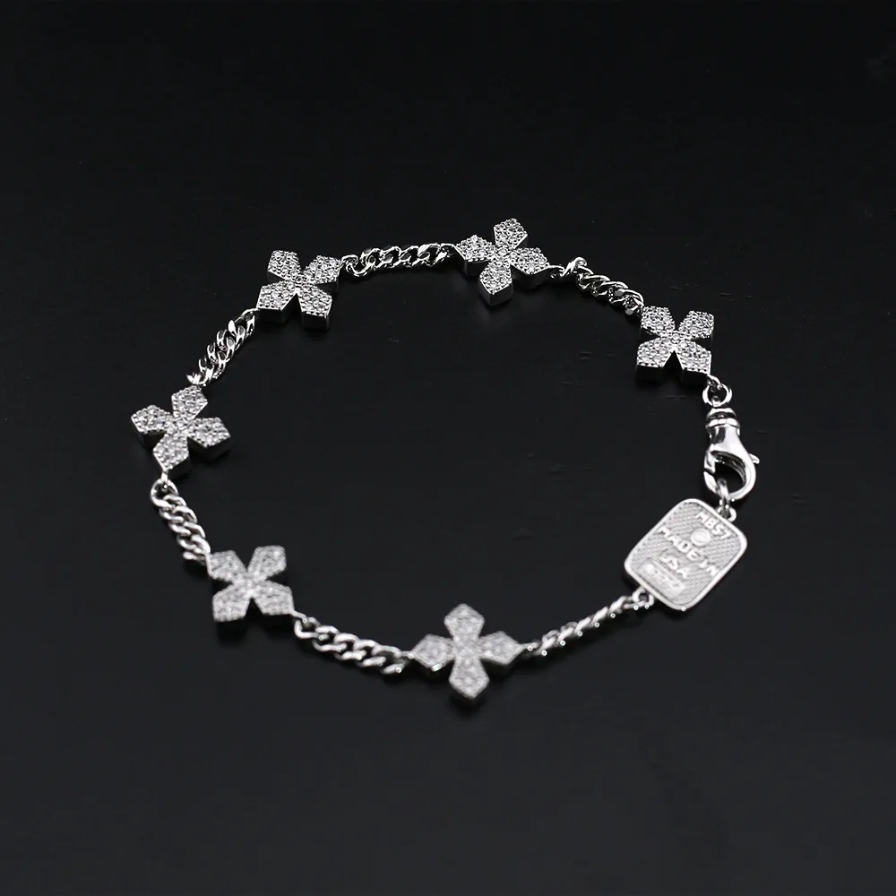 Temperament versatile white vermiculite bracelet