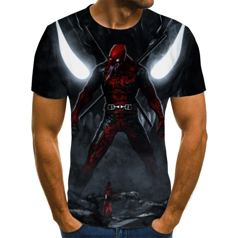 

2024 Fashion Summer 3D Printed Round Neck T-shirt Men's and Women's Casual Sportswear Loose Oversized Pullover
