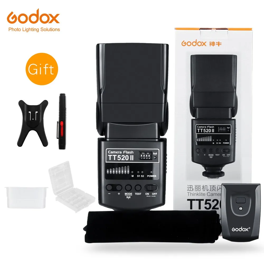 Godox Thinklite Camera Flash Tt520ii With Buildin 433mhz Wireless