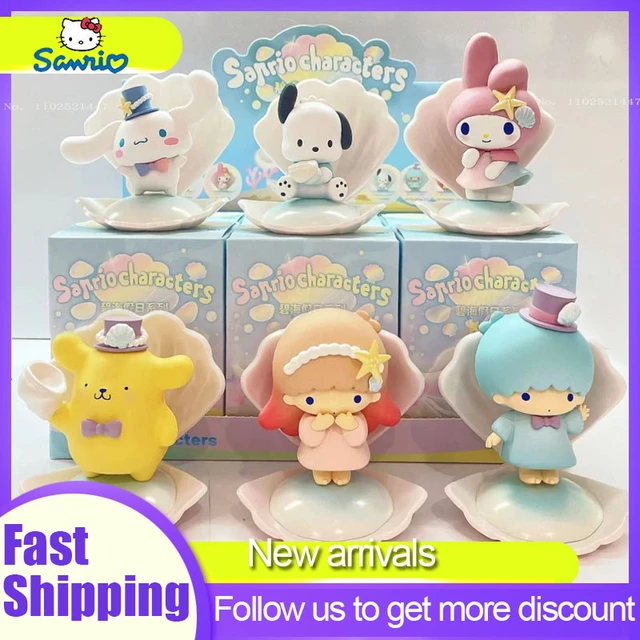 Personagens originais Sanrio Série de Teatro Action Figure, Hello Kitty  Melody Kuromi, Cartoon Image, Blind Box Toy, Presente infantil - AliExpress