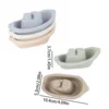 Small boat stacked music layer by layer hourglass stacked cup straw color parent-child early education bathroom puzzle 5pcs/set 2