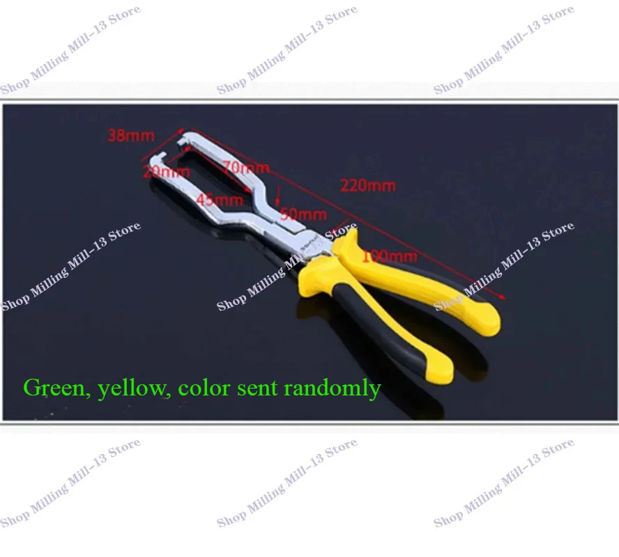 Fuel Line Clip Pipe Plier Disconnect Removal Tool Car Hose Clamp Plier Car Angled Clip Tube Bundle Removal Repair
