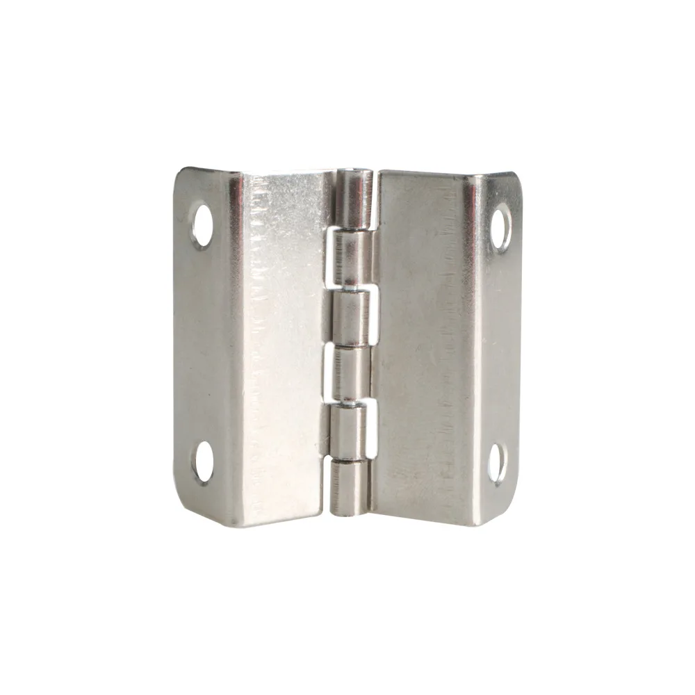 Hardware New Chinese Style 41mm Side Length Four Fold Antique Iron Sheet Four Hole Three Fold Right Angle Hinge Cathetus