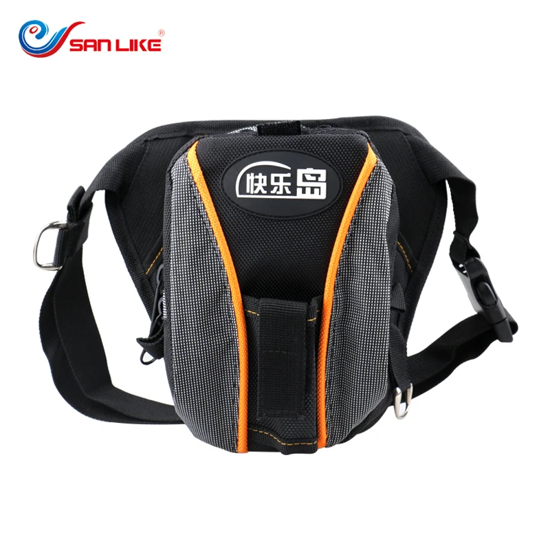 

SANLIKE Fishing Waist Tackle Bag Waterproof Waist Shoulder Pack Case Reel Lure Line Hook Swivel Connector Tackle