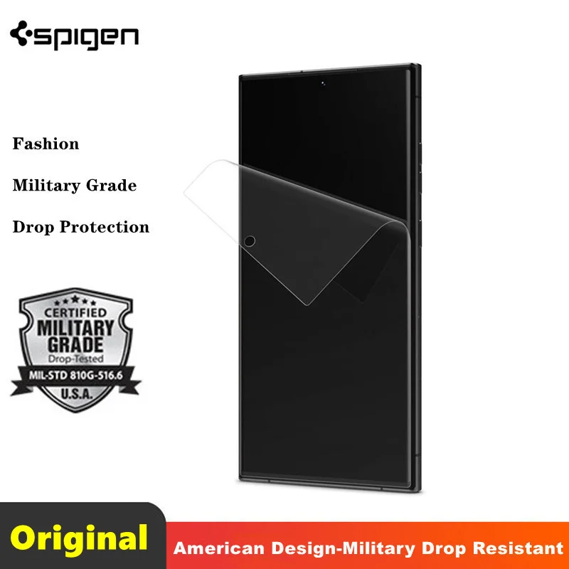 Spigen Neoflex Screen Protector For Samsung Galaxy S23 Ultra Case，2