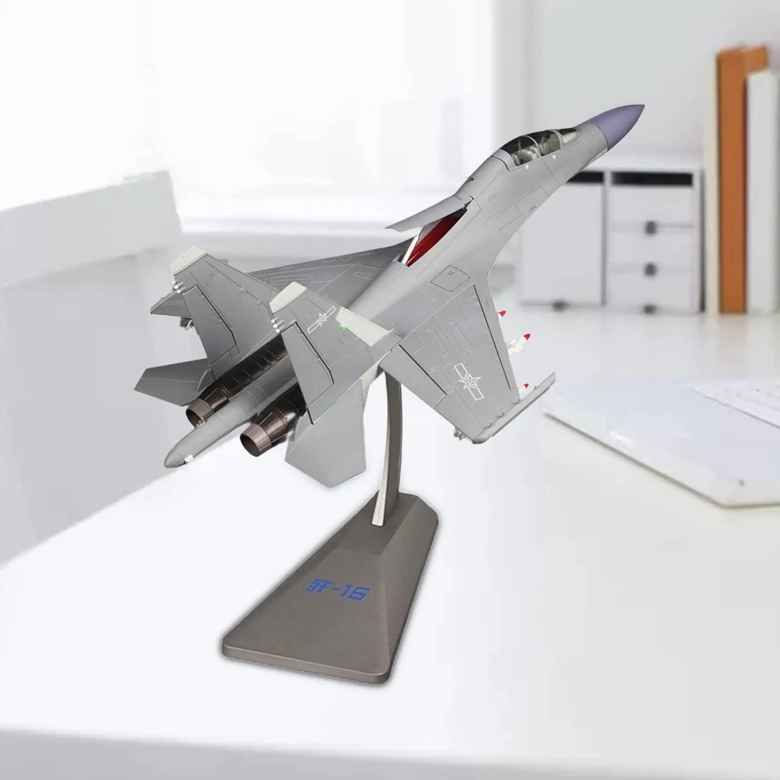 

1/48 Scale J16D Fighter Adults Gifts Aircraft for Home TV Cabinet Bedroom