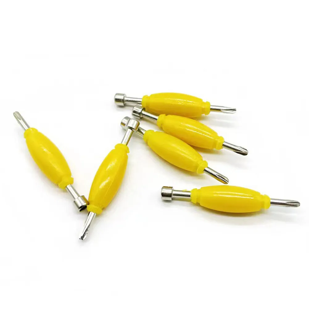 8Pcs 손가락 스케이트 보드 스크루 드라이버 더블 헤드 미니 금속 도구 휴대용 전문 키트 수리 업그레이드 휠 수리용