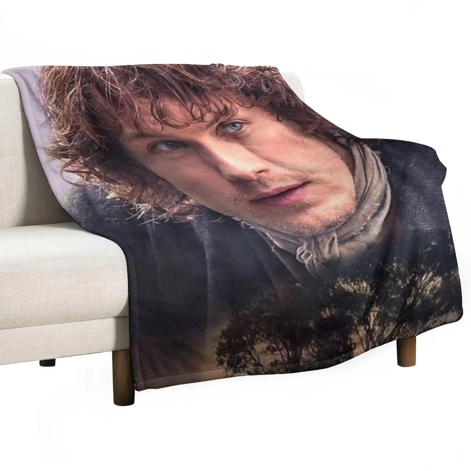 

sam heughan Throw Blanket Weighted Blanket Blanket Fluffy
