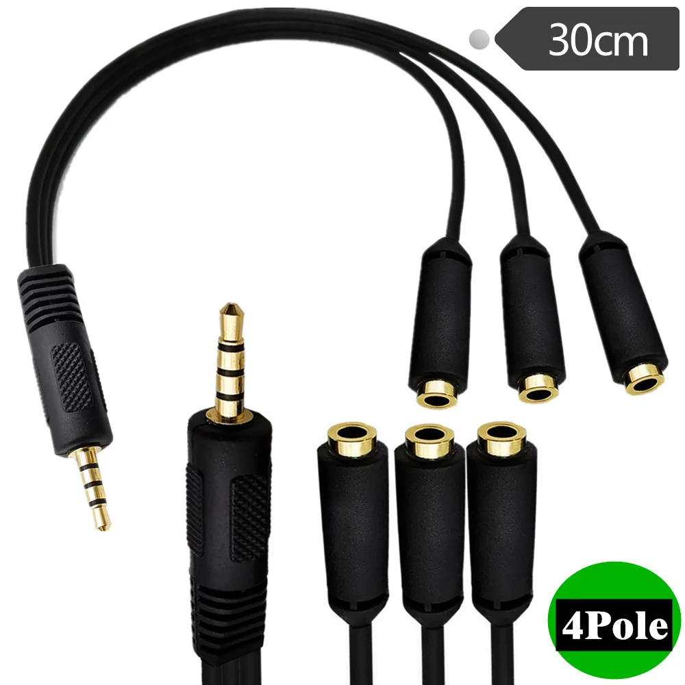 3.5mm ̾ ø Audeo  ͽٴ 1  6 Ʈ Aux ̺ ̾ ũ   (ȭ  ø ̺ )
