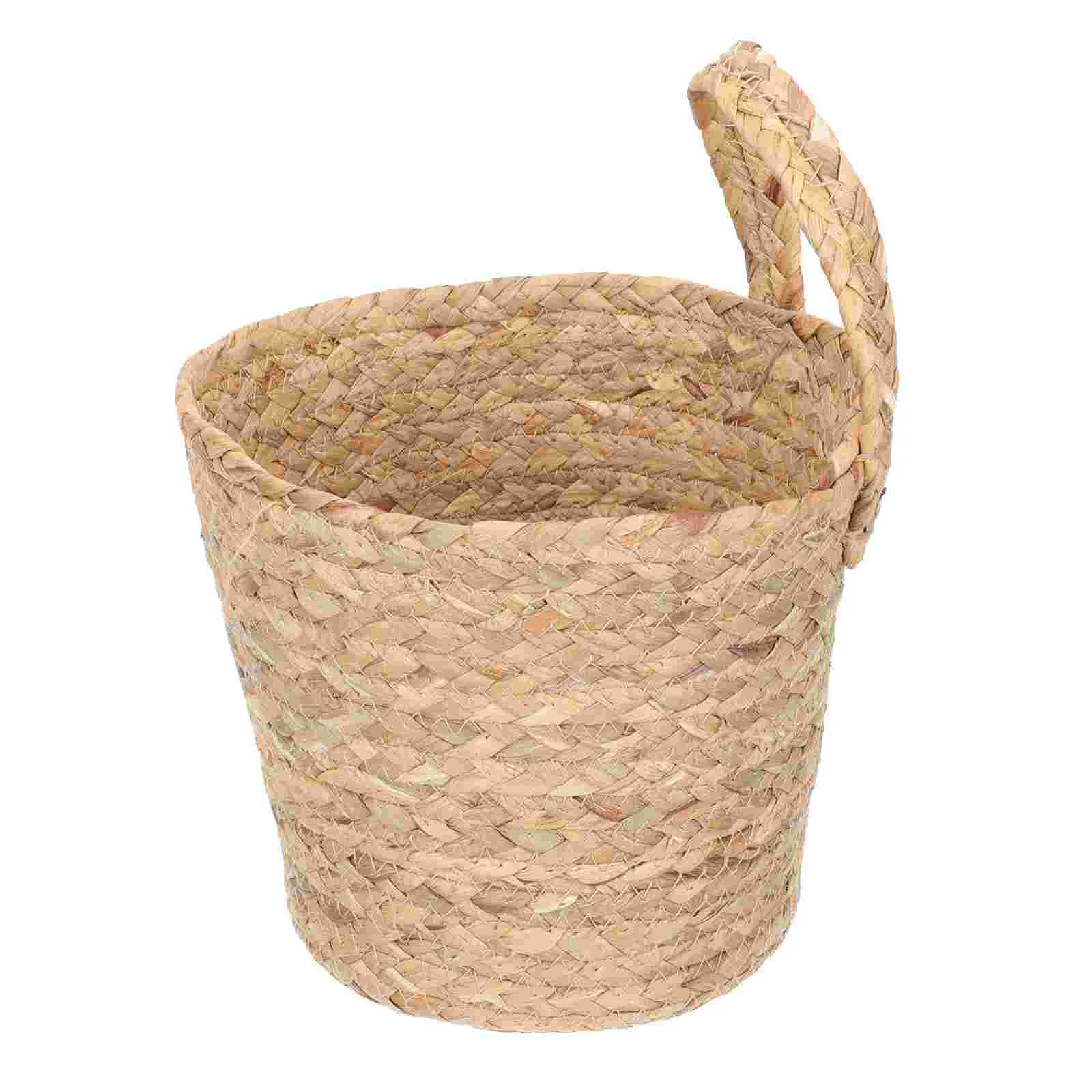 

Wall Hanging Basket Decorate Decorative Sundries Organizer Adornment Planter Pot Woven Flower