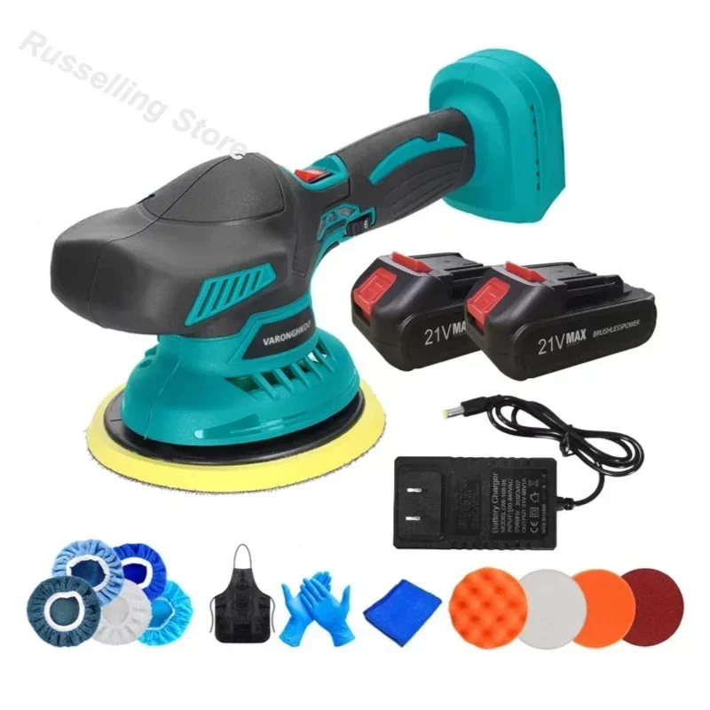 

Набор для полировки автомобиля VARONGHKOO, беспроводной буферный полировщик, 6 скоростей, для детейлинга автомобиля, лодки