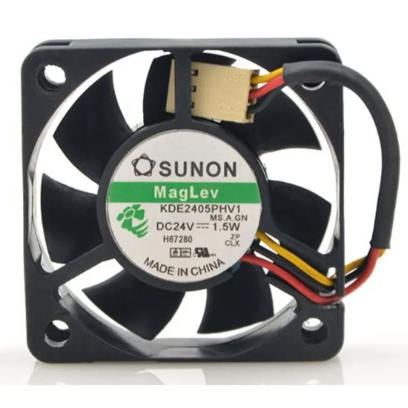 Новый вентилятор ЦП для SUNON KDE2405PHV1 5015 24 В 1,5 Вт 5 см 50*50*15 мм