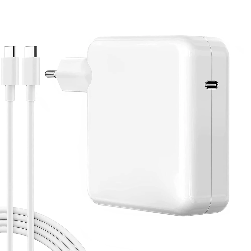 מטען USB C בהספק 30W 61W 96W 118W עבור MacBook Pro בגודל 16, 15, 13 אינץ', Air חדש בגודל 13 אינץ' עובד עם Type C PD