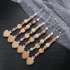 New Heart Baby Anti-Drop Chain Pacifier Clips Silicone Beads Infant Nipple Appease Soother Chain Clips Dummy Holder Nipple Clip 2