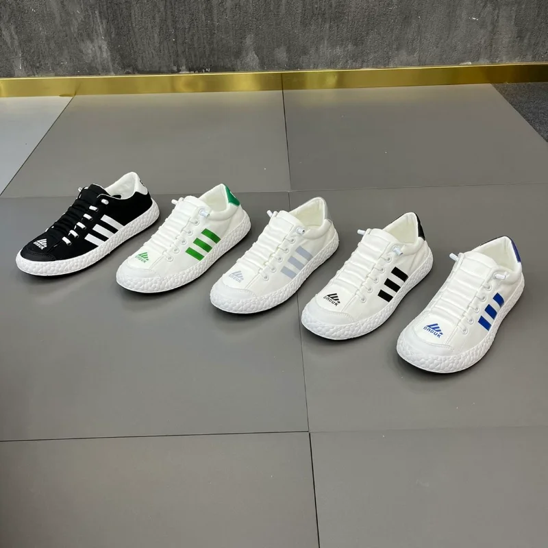 New Tide Low Top Net Red Soft Bottom Board Shoes Summer Comfortable Breathable Cloth Shoes Sports Jogging Business Casual Shoes