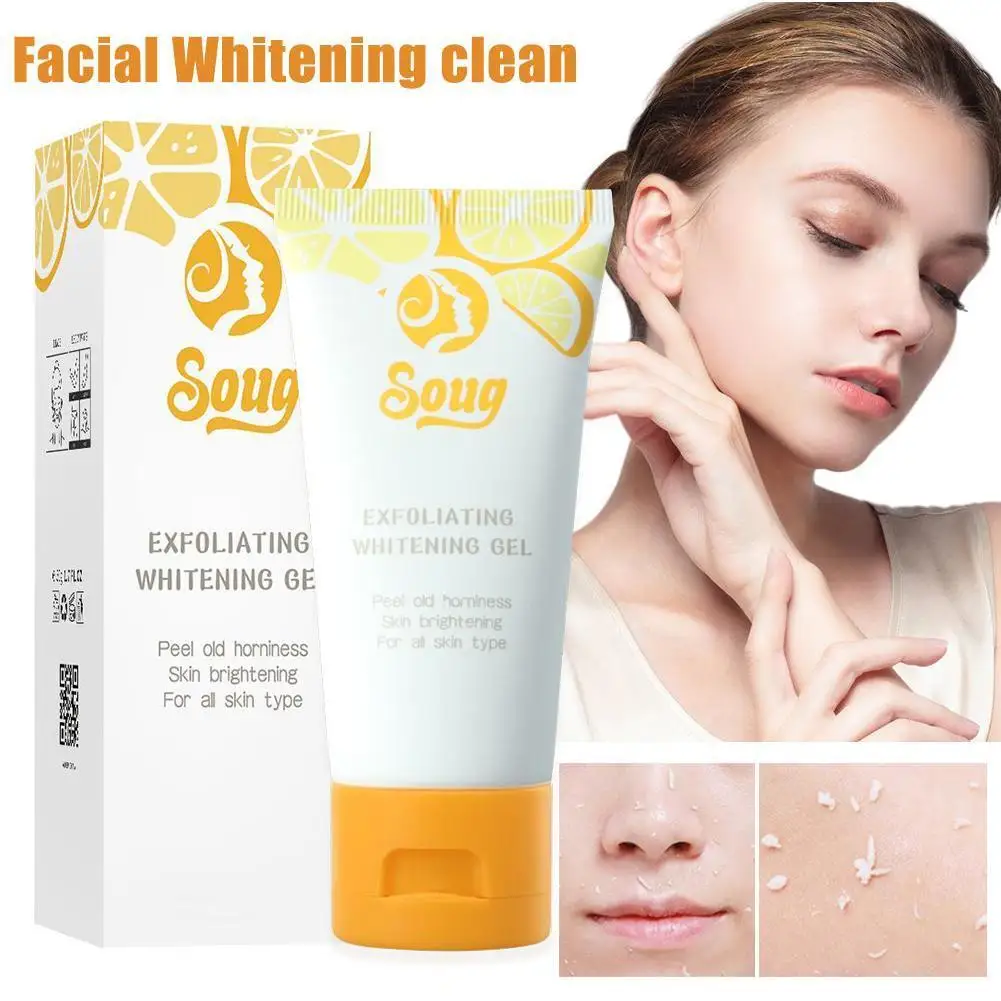 

Orange Exfoliating Gel Scrub Cream Shrink Pores Orange Body Scrub Brightening Body Exfoliator For Women Skin Whitening Peeling