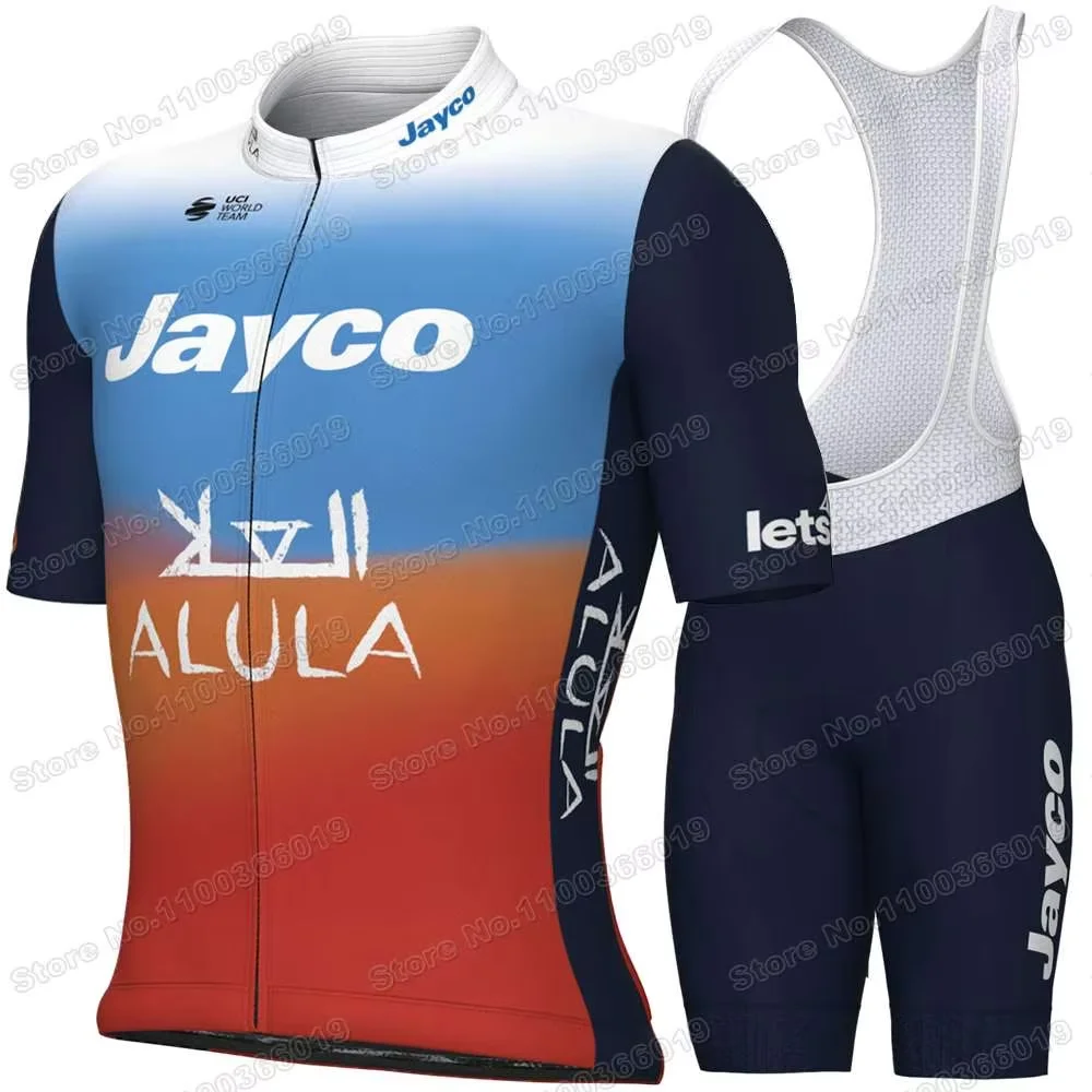 2025 Team Jayco Alula Cycling Jersey Set Summer Cycling Clothing