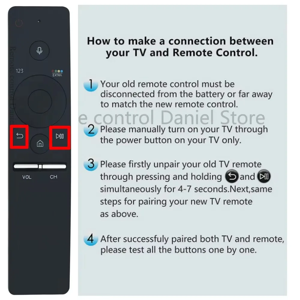 海外並行輸入正規品 新しい BN59-01242A 交換用サムスンスマートテレビ音声リモコン 空調・季節家電