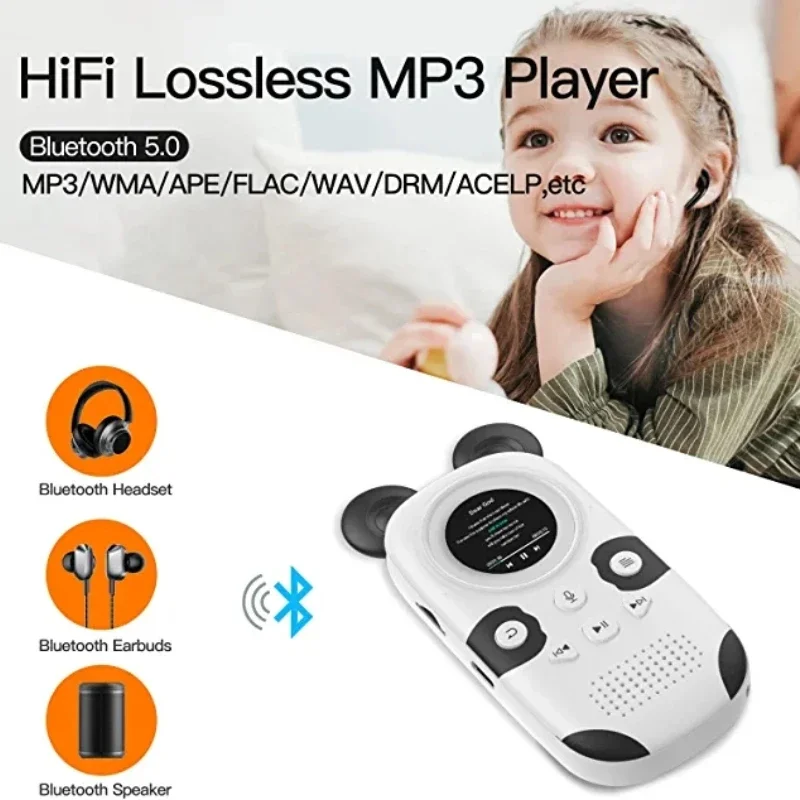 RUIZU X68 X31 스포츠 블루투스 MP3 플레이어, 무손실 클립 음악 플레이어, FM 라디오 녹화 비디오 전자책 만보계 지원, 16 -128GB