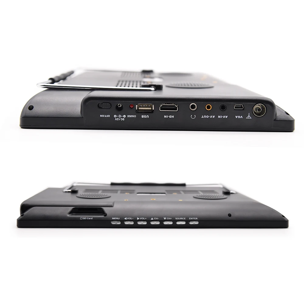 S3d67d9d8da444eaba58753fe577b5406r 14" inches Portable Digital TV, DVB-T2, ATSC, ISDB, Digital Analog Car Television Player, Wireless Screen Share Miracast HDMI Video Player Mallzona