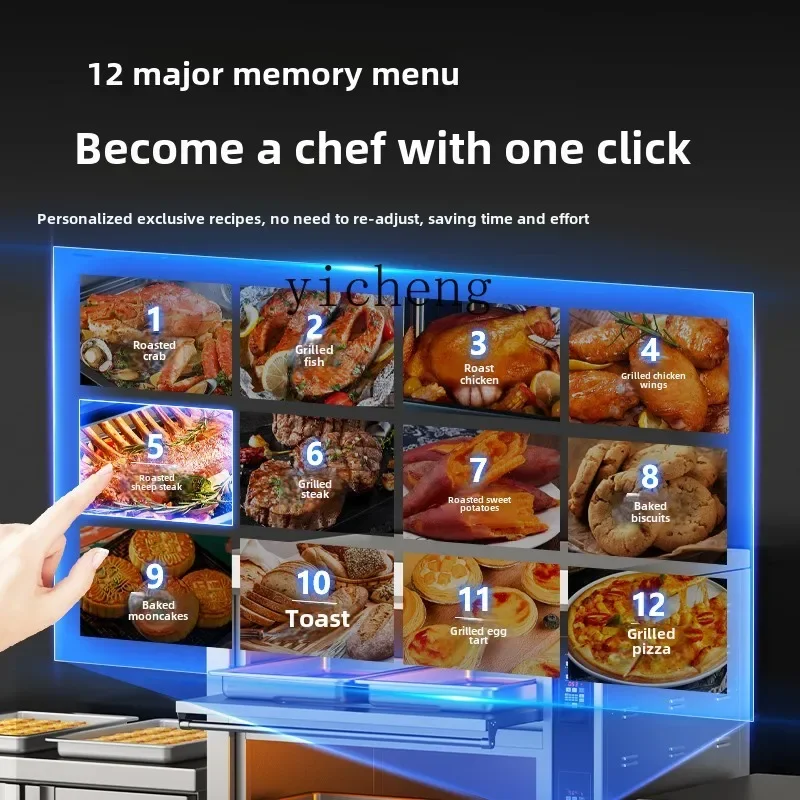 XL electric oven commercial double layer three layer large capacity bread cake baking box 4