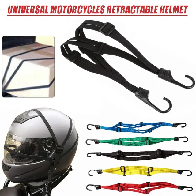 Filet Pour Casque De Moto, Sangle De Bagage Universelle 60cm, Bandes Fixes  De Haute Résistance, Corde Élastique Rétractable De Protection - Filet À  Bagages Pour Motocyclette - AliExpress