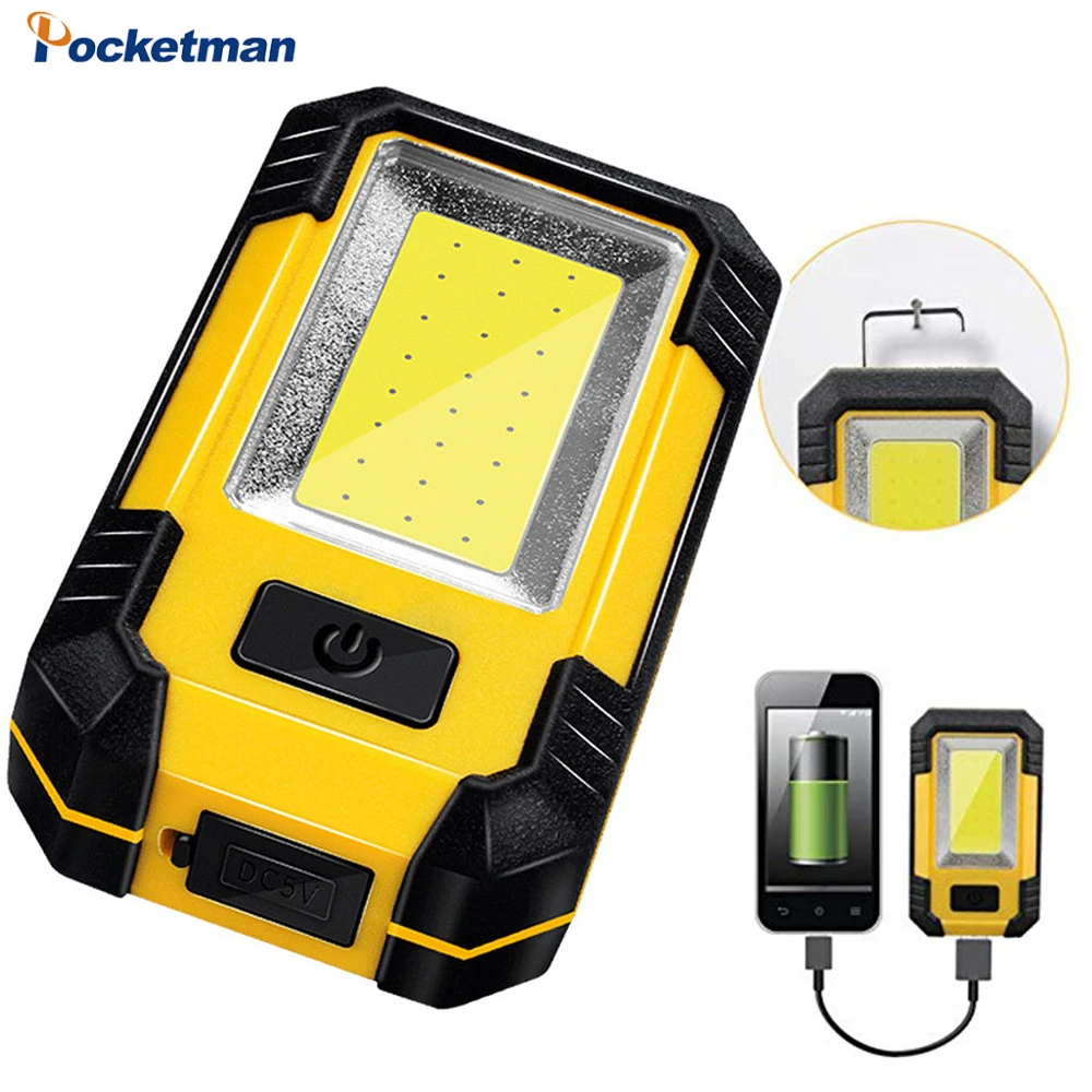 

Суперъяркая фотовспышка с магнитом Cob, ремонт автомобиля, USB Перезаряжаемый фонарик, фонарь для аварийного освещения