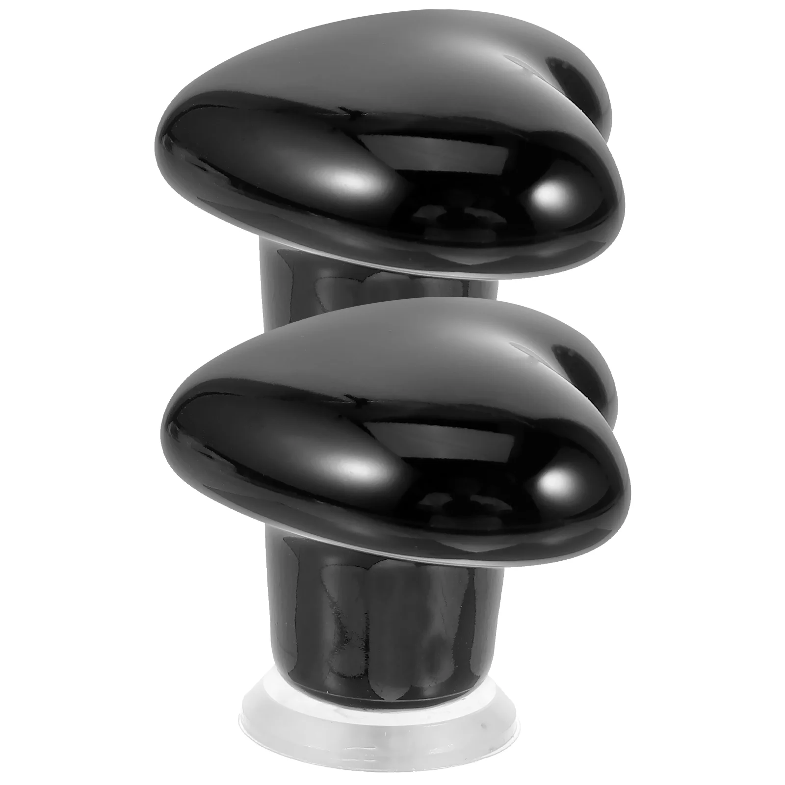 

2 Pcs Buttons Toilet Tops Assistant Tool for Tank Parts Helper Bathroom Ceramics Home Decorative Handle