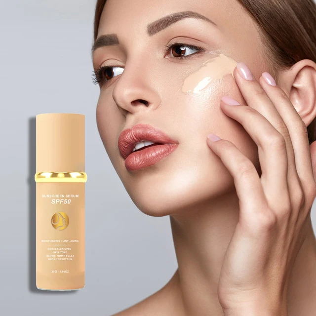 Liquid Foundation Natural Brighten Face Base Tone Make Up Moisturizing Long Lasting Face Comestics