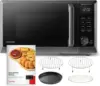 Oven Air Fryer，Convection, Speedy Combi, Even Defrost 11.3'' Turntable Sound On/Off, 27 Auto Menu&47 Recipes， 1